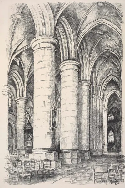 St Jacques, Dieppe by Roger Fry, 1927 — digital art print download