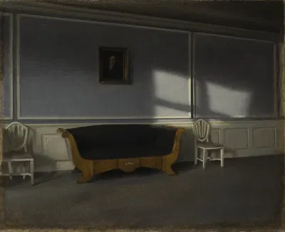 Sunshine in the Drawingroom III by Vilhelm Hammershøi — digital art print download
