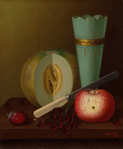 Fruit Pieces by William Michael Harnett, 1877 — digital art print download