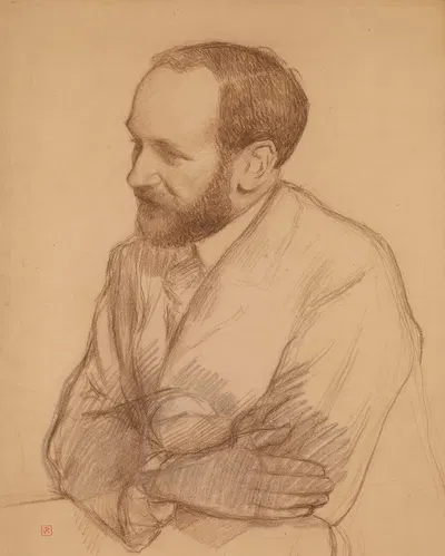 Portrait of Henri Ghéon by Тео ван Риссельберге, 1903 — digital art print download