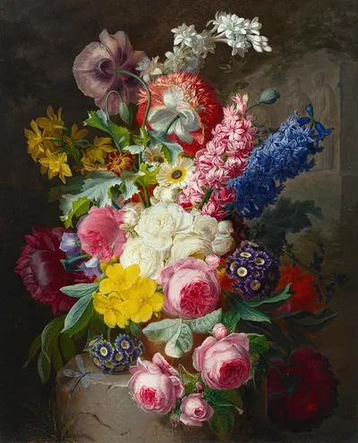 A Profusion of Beauty by Jean Benner, 1848 — digital art print download