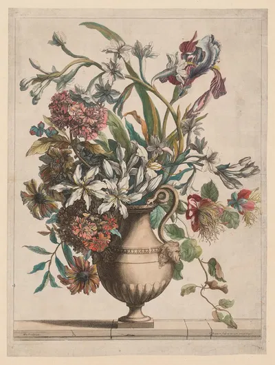 Vase of Flowers by Jean-Baptiste Monnoyer — digital art print download