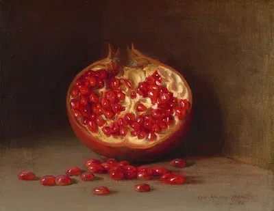 A Pomegranate, Siena by Джордж Генри Холл, 1885 — digital art print download