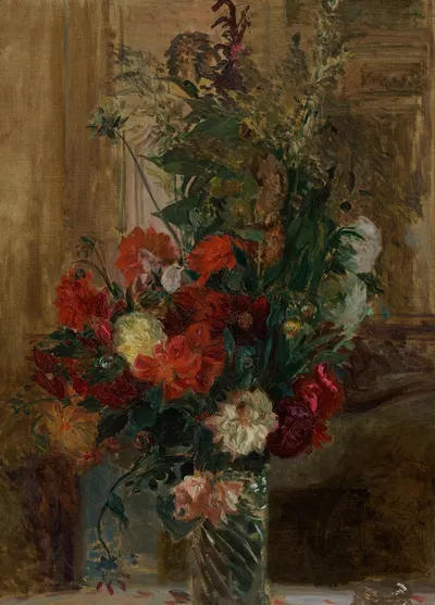 Bouquet de fleurs by Жак-Эмиль Бланш — digital art print download