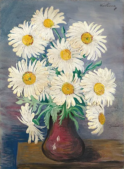 Bouquet de marguerites by Моис Кислинг, 1948 — digital art print download