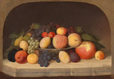 Fruit Still Life by Роберт С. Дункансон, c. 1849 — digital art print download