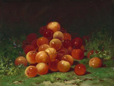 Mound of Cherries by William Mason Brown — digital art print download