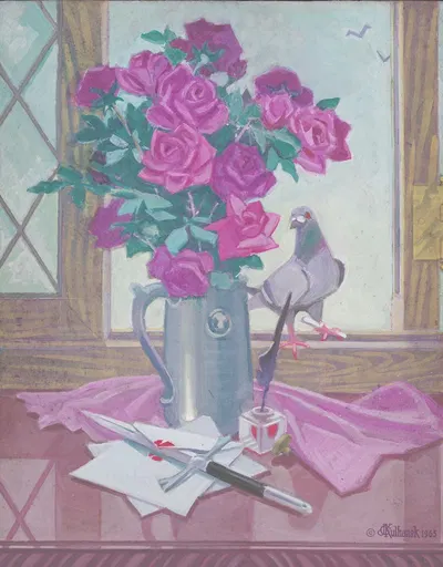 Tudor Rose by James C. Kulhanek, 1965 — digital art print download