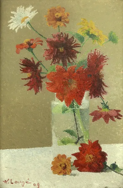 Blumenstillleben by Ахилле Ложе, 1909 — digital art print download