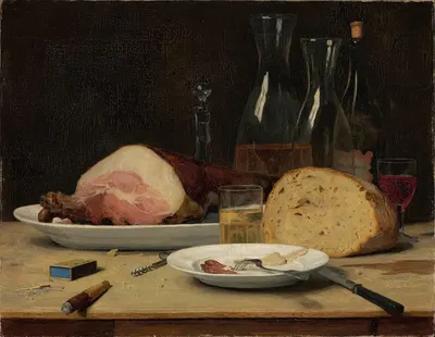 Still life; Excess by Albert Anker, 1896 — digital art print download