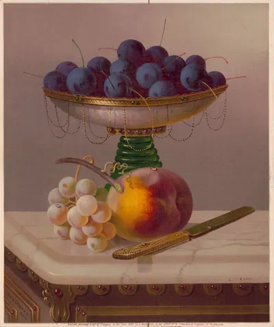 Dessert no. 3 by Carducius Plantagenet Ream, 1870 — digital art print download