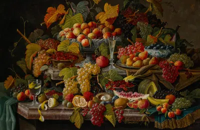 Summer's Bounty by Severin Roesen — digital art print download