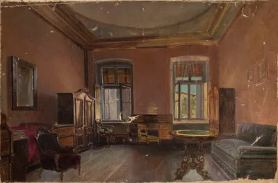 Interior by Александр Григлевский, 1850 — digital art print download