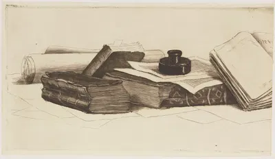 Bouquins, dessus de porte by Анри-Шарль Герар, 1892 — digital art print download