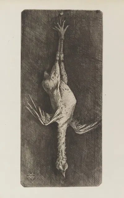 Le poulet plumé by Анри-Шарль Герар, 1887 — digital art print download