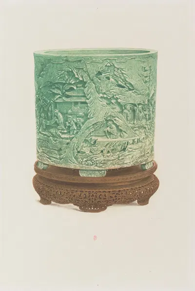 Vase en jade by Анри-Шарль Герар, 1890 — digital art print download
