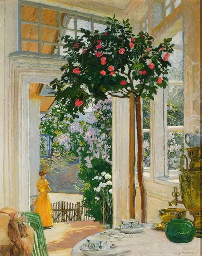 The May Sunlight by Józef Mehoffer, 1911 — digital art print download