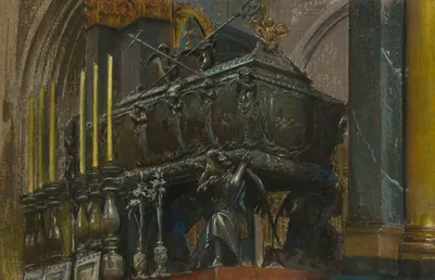 Coffin of St. Stanislaus by Леон Вычулковский, 1907 — digital art print download