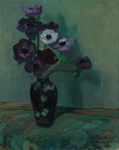 Anemones by Stefan Filipkiewicz, 1908 — digital art print download