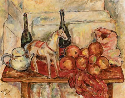 Still life with a small horse by Титус Чижевский, 1930 — digital art print download