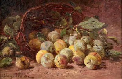 Panier de reines-claudes renversées by Eugène Claude — digital art print download