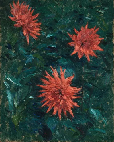 Etude de fleurs, jardin du Petit Gennevilliers by Gustave Caillebotte — digital art print download