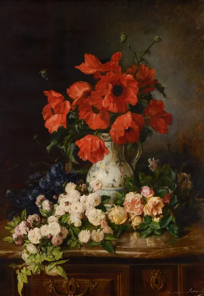 Bloemstuk by Мадлен-Жанна Лемер — digital art print download