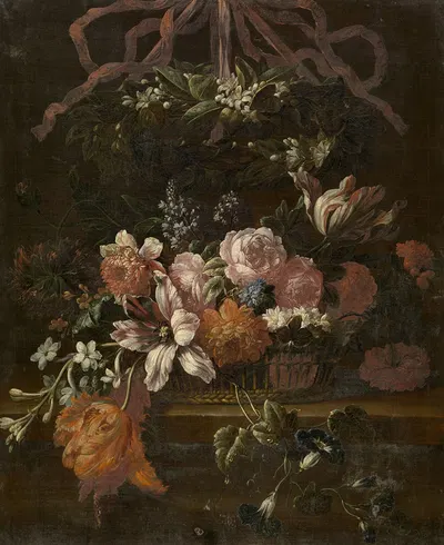 Flower Piece by Gaspar Peeter Verbruggen the Younger — digital art print download