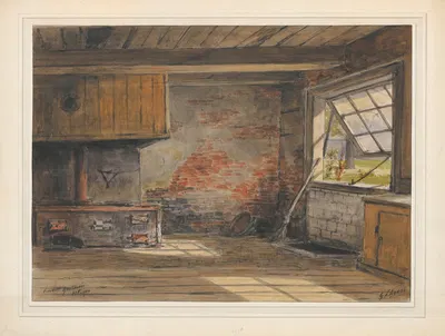 Buitengasthuis by Георг Лоуренс Киерс, 1900 — digital art print download