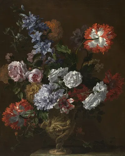 Flower Piece by Jean-Baptiste Monnoyer, 1651 - 1700 — digital art print download