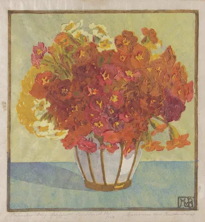 Primroses (Primeln) by Маргарет Джордан Паттерсон, c. 1900 — digital art print download