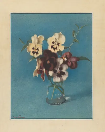 Viooltjes in een glazen vaasje by Виллем Витсен, 1870-1923 — digital art print download