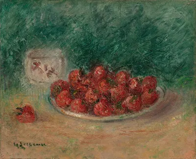 Nature morte aux fraises by Гюстав Луазо — digital art print download