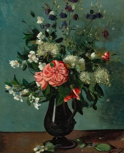 Fleurs des champs dans un pichet by Андре Дерен, 1944-1948 — digital art print download