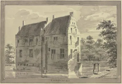 Veenhuis by Abraham de Haen the Younger — digital art print download