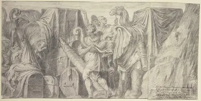The adoration of the Kings by Абрахам ван Дипенбек, 1650 — digital art print download
