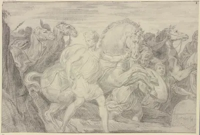 The adoration of the Kings by Абрахам ван Дипенбек, 1650 — digital art print download