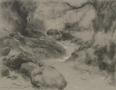 Chauderon near Glion by Адольф Хёффлер, 1884 — digital art print download
