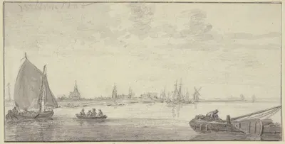 Ansicht von Willemstad, Gemeinde Moerdijk by Аельберт Кёйп — digital art print download