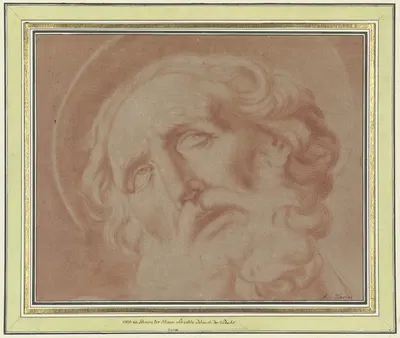 A saint's head by Alessandro Tiarini — digital art print download