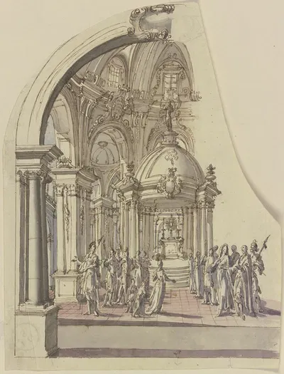 Church interior by Андреас Альтомонте — digital art print download