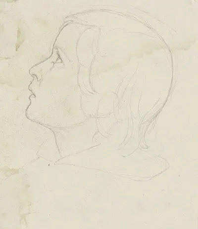 Child's head by Angilbert Göbel — digital art print download