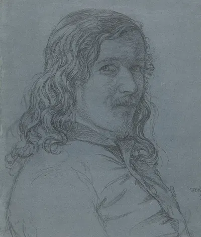 Jugendbildnis des Philologen und Studienrates Heinrich Nabert by Angilbert Göbel — digital art print download
