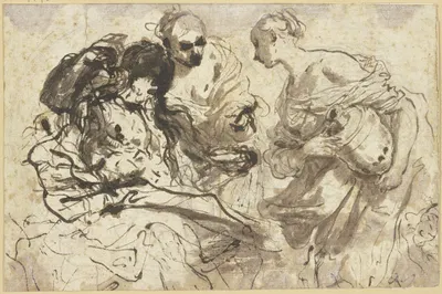 Lot and his daughters by Antonio Gionima — digital art print download