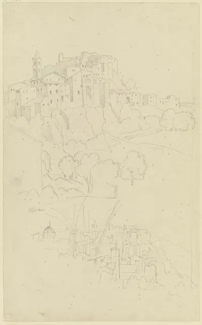 Olevano by Август Лукас, 1830 – 1831 — digital art print download