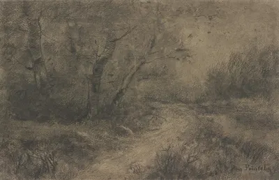 Forest landscape by Огюст Пуан텔ин — digital art print download