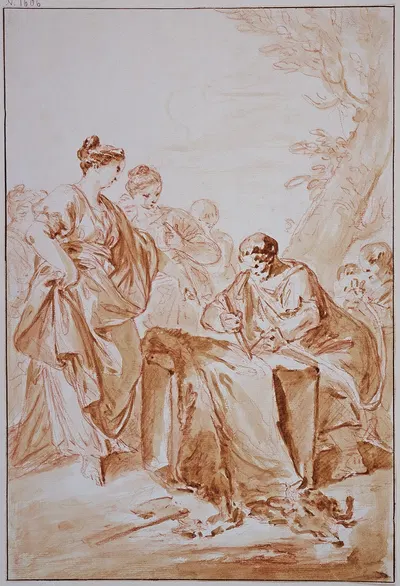 Founding of Carthage by Bernhard Rode — digital art print download