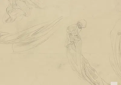 Study of garments by Bernhard von Neher the younger — digital art print download