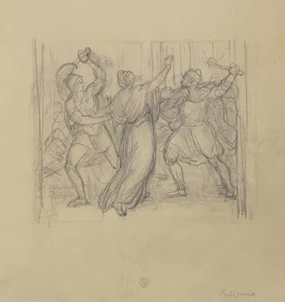 Szene aus Goethes Iphigenie auf Tauris by Bernhard von Neher the younger — digital art print download