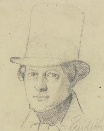 Portrait of Leutsch by Карл Хофф — digital art print download